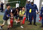 避難所防災訓練に参加しましょう。四谷第六小学校での訓練の様子です。Let's participa 避難所防災訓練に参加しましょう。四谷第六小学校での訓練の様子です。Let's participa