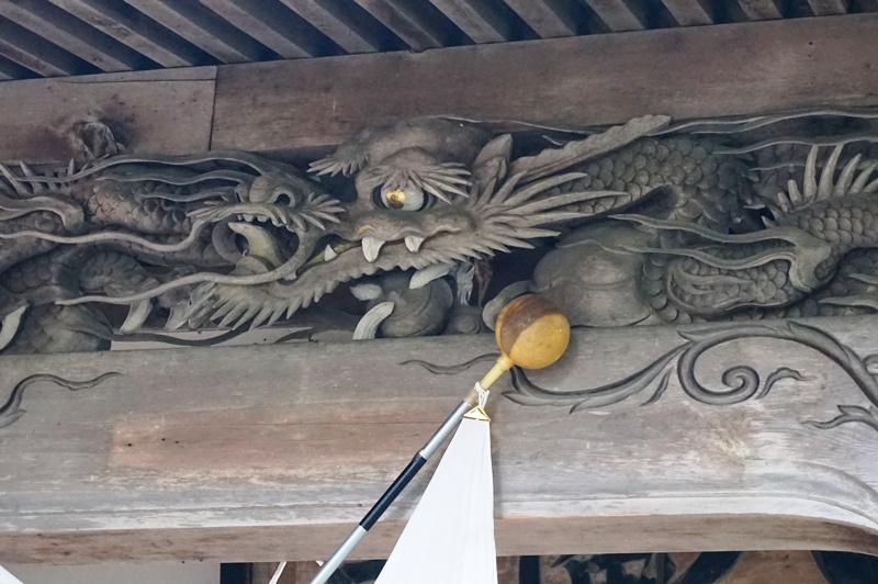 龍彫刻 西田沢八幡宮 龍彫刻 西田沢八幡宮