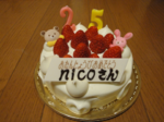 ☆nicoさん誕生日☆ ☆nicoさん誕生日☆