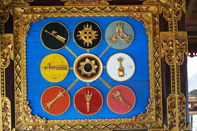 9方位神の武器 Nawa dewata Pura Ulun Danu Bratan 9方位神の武器 Nawa dewata Pura Ulun Danu Bratan