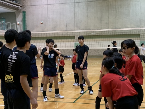 東北高校バレー部見学～の合同練習会！