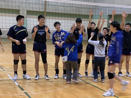 東北高校バレー部見学～の合同練習会！