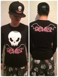 デビルズ　長袖Ｔシャツ　メンズ　サイズＭ