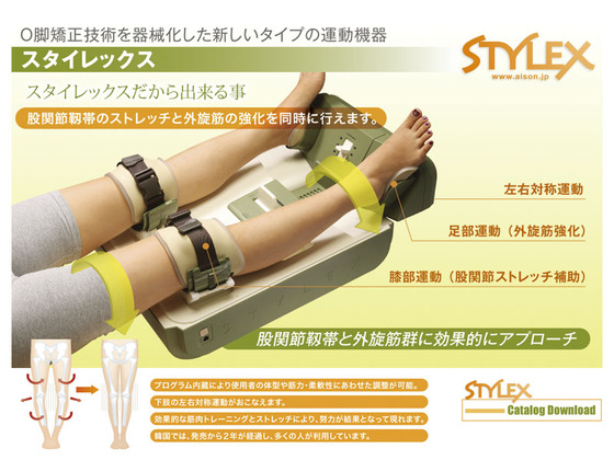 スタイレックス O脚X脚矯正トレーニングマシン