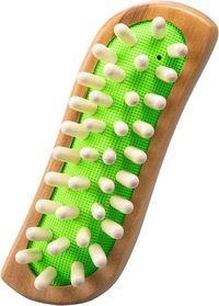 ボディシェイマッサージブラシ 天然木