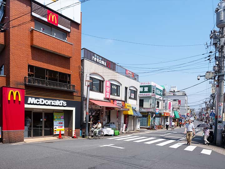 足立区 五反野駅周辺の住宅街