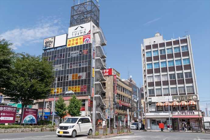 葛飾区 金町駅前の生活風景
