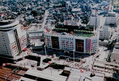 柏市 西口周辺の街並み