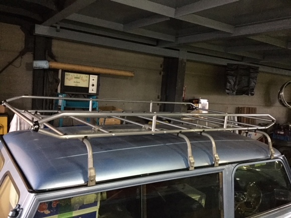 日本産 45年位前にミニから外し家の中で飾ってました激レア物とにかくミニのルーフに似合う 上質風合い