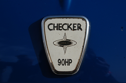 CHECKER MARCOS リヤエンブレム
