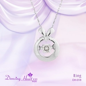 クロスフォーDancing Heart(ダンシングハート) DH-018 【Ring】 ダイヤモンドペンダント/ネックレス
