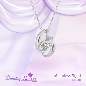 クロスフォーDancing Heart(ダンシングハート) DH-004 【Moonless Night】 ダイヤモンドペンダント/ネックレス