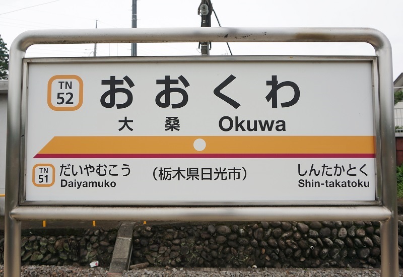 大手私鉄駅名標写真館 東武鬼怒川線
