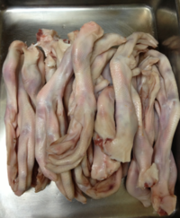 生鴨掌/アヒルもみじ1KG　冷凍品