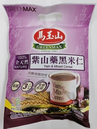 馬玉山紫山薬黒米仁/芋と黒もち米のパウダー360g