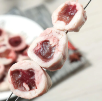 B級帯油羊腰子/ラムの腎臓1kg　冷凍品