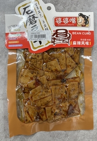 婆婆嘴石磨豆干麻辣味90g