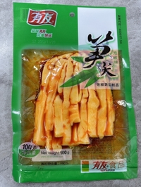 有友泡椒味笋尖/辛口たけのこ　100g