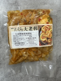 大老韓無骨鶏爪（檸檬味）/レモン味骨なし鶏もみじ300g　冷蔵品