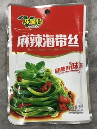味聚特　麻辣海帯絲/辛口ワカメ(細切り)80g