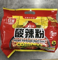白家正宗酸辣粉/中華インスタントラーメン5包入