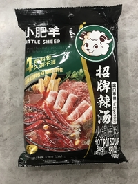 小肥羊辣湯火鍋底料/辛口鍋中華スープの素235g
