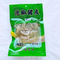 青松泡椒豚皮/漬け唐辛子味豚の皮90g　冷蔵品