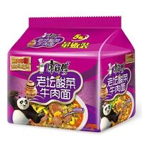 康師傅老壇酸菜牛肉面/中華インスタントラーメン　106g*5
