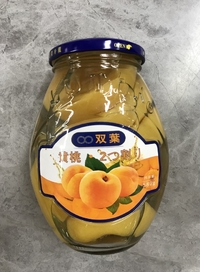 双葉黄桃缶頭/もも缶詰め580g