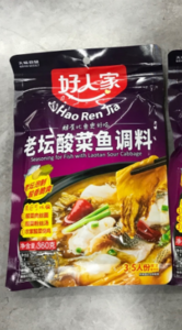 好人家老壇酸菜魚調料/酸菜入り鍋の素360g