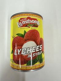 力枝缶頭/ライチシロップ漬け565g