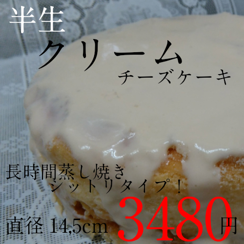 うわさのチーズケーキ ハマダリア 商品ページ 半生チーズケーキ