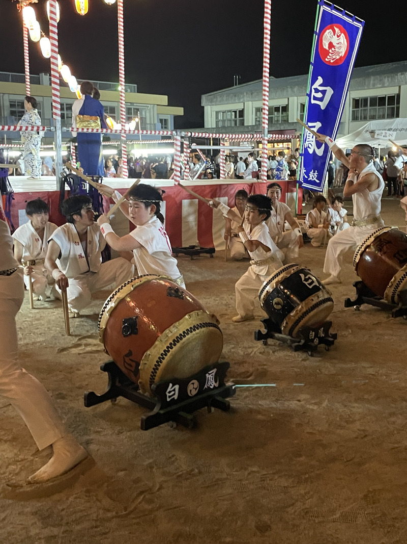 コンコンブル 夏祭り 和太鼓 屋台
